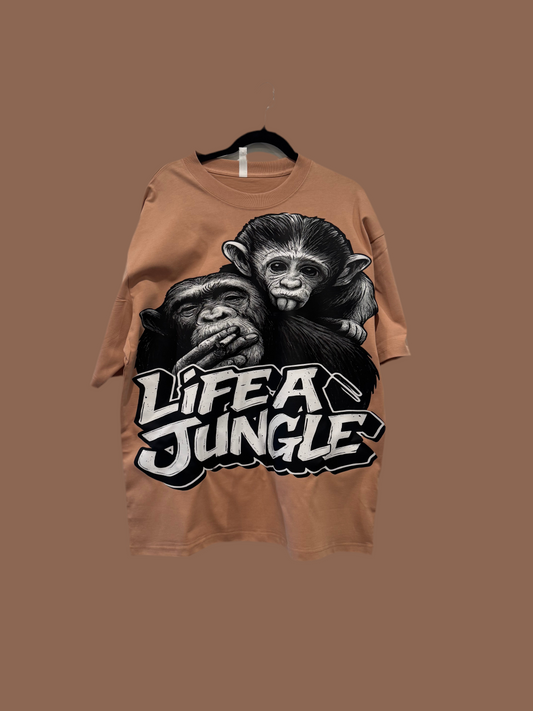 Life A Jungle – Chimp Graphic Tee any color