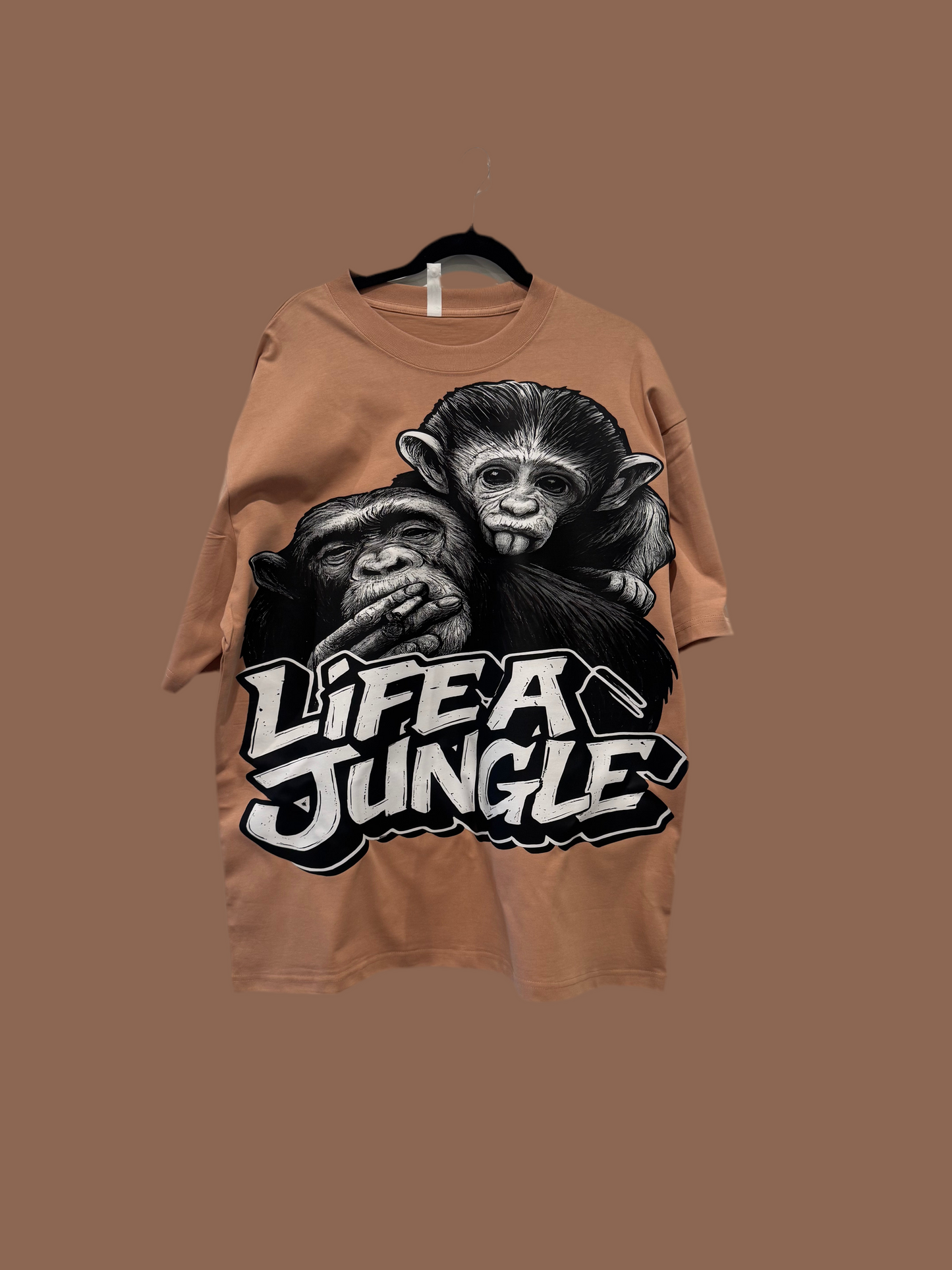 Life A Jungle – Chimp Graphic Tee any color