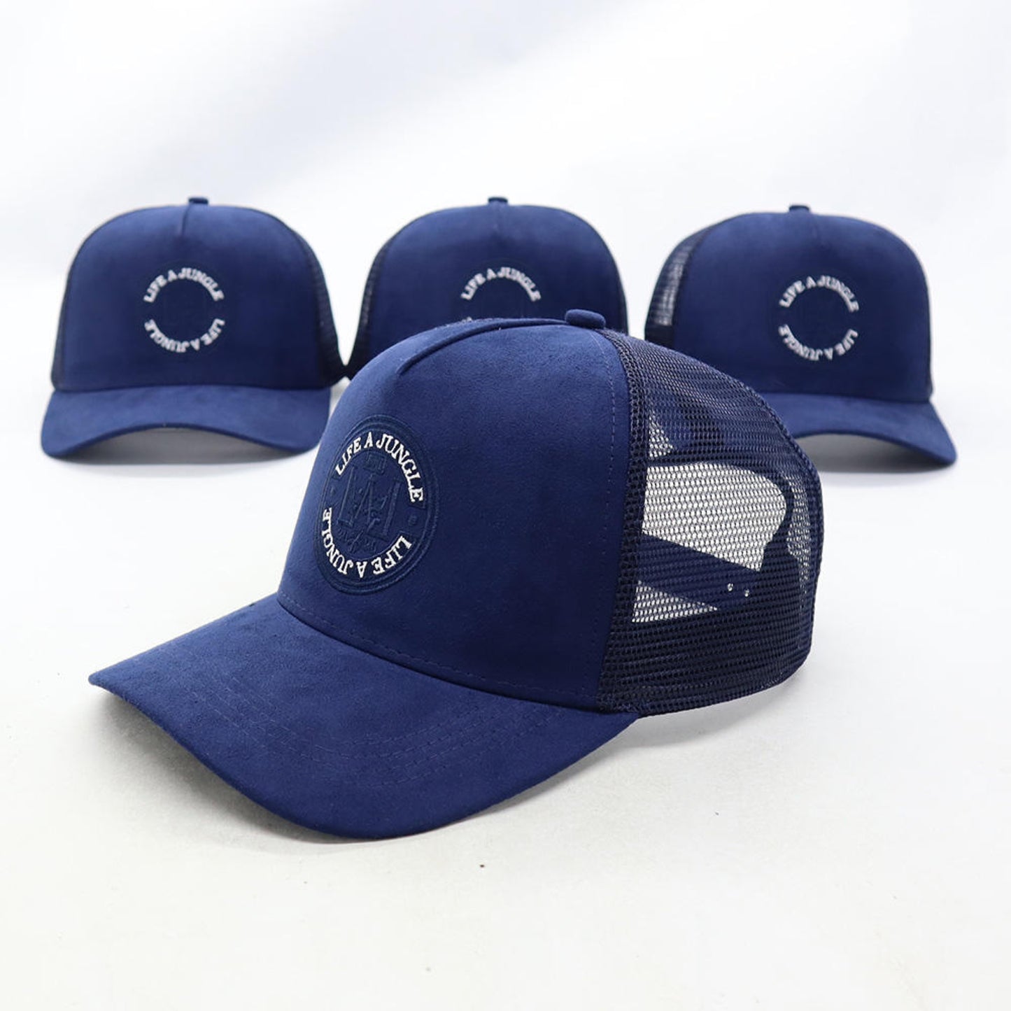 LIFE A JUNGLE TRUCKER HAT