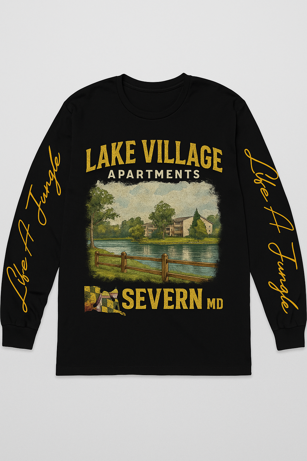 LONG SLEEVE REP YOUR CITY LIFE AJUNGLE T