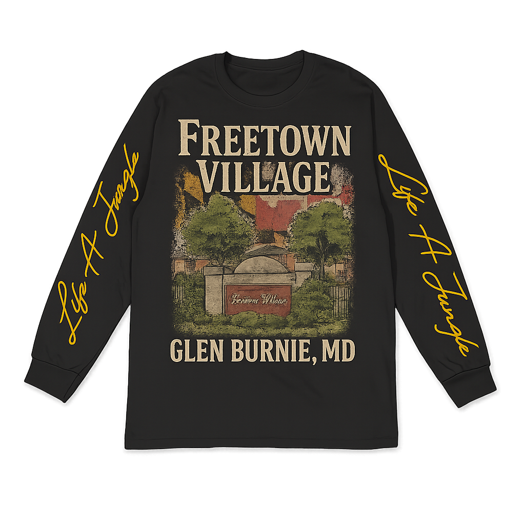 LONG SLEEVE REP YOUR CITY LIFE AJUNGLE T