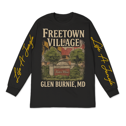 LONG SLEEVE REP YOUR CITY LIFE AJUNGLE T