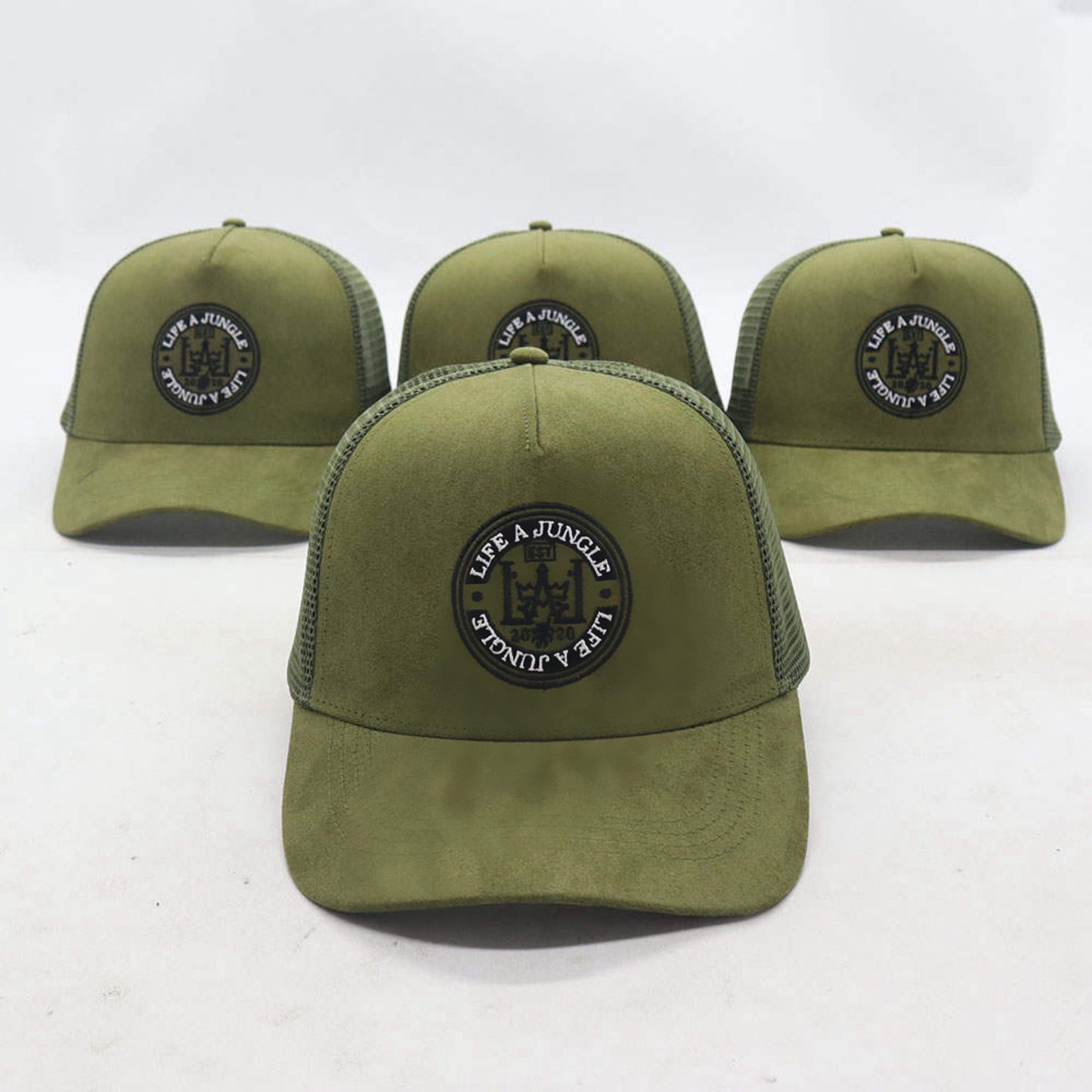 LIFE A JUNGLE TRUCKER HAT