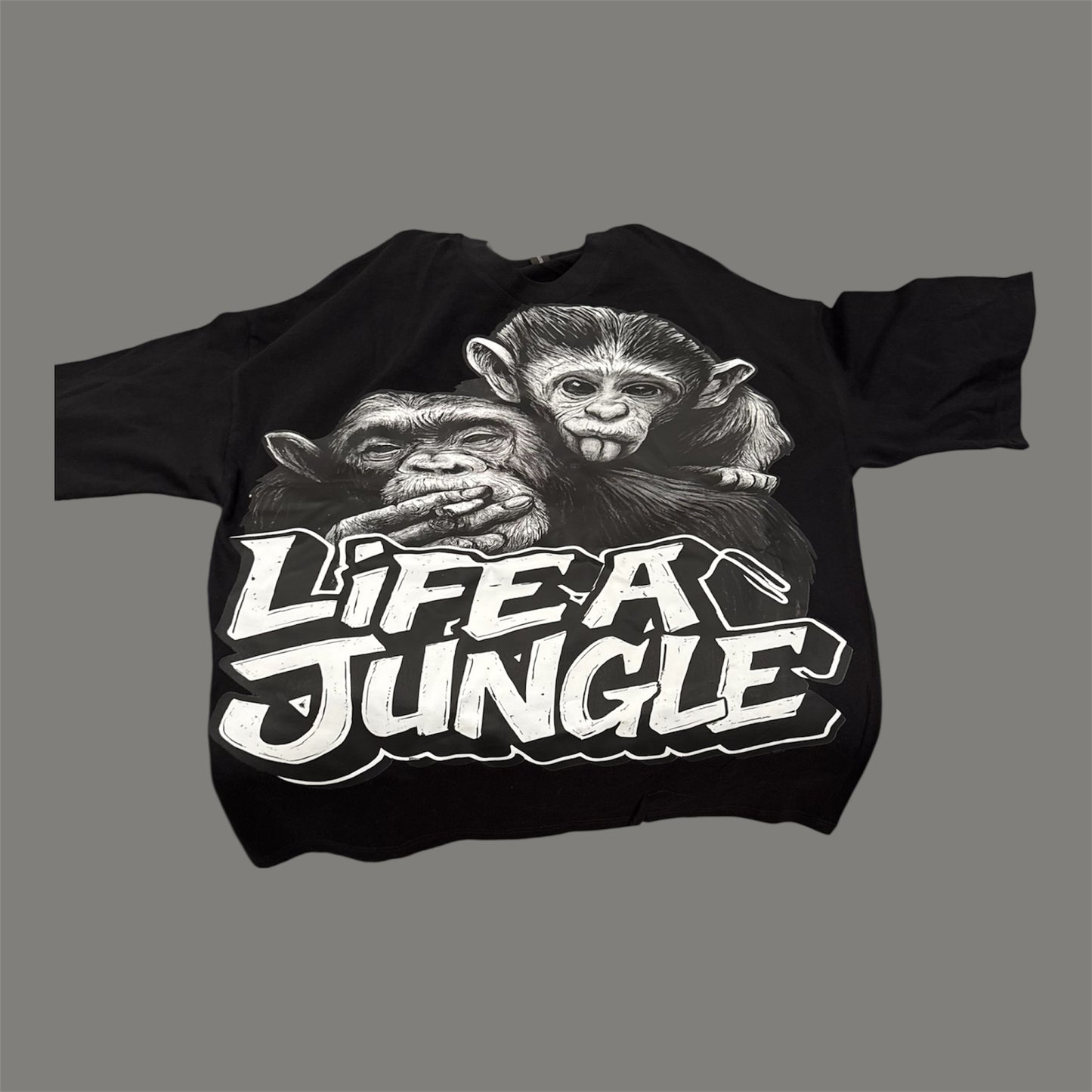 Life A Jungle – Chimp Graphic Tee any color