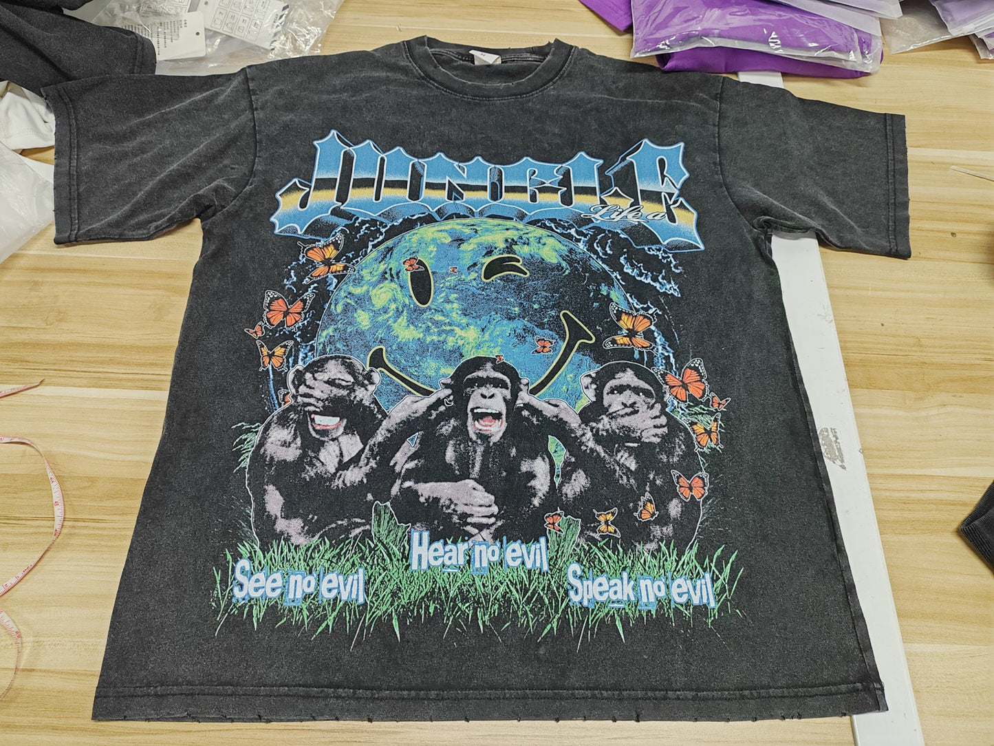 Life A Jungle – Chimp Graphic Tee any color