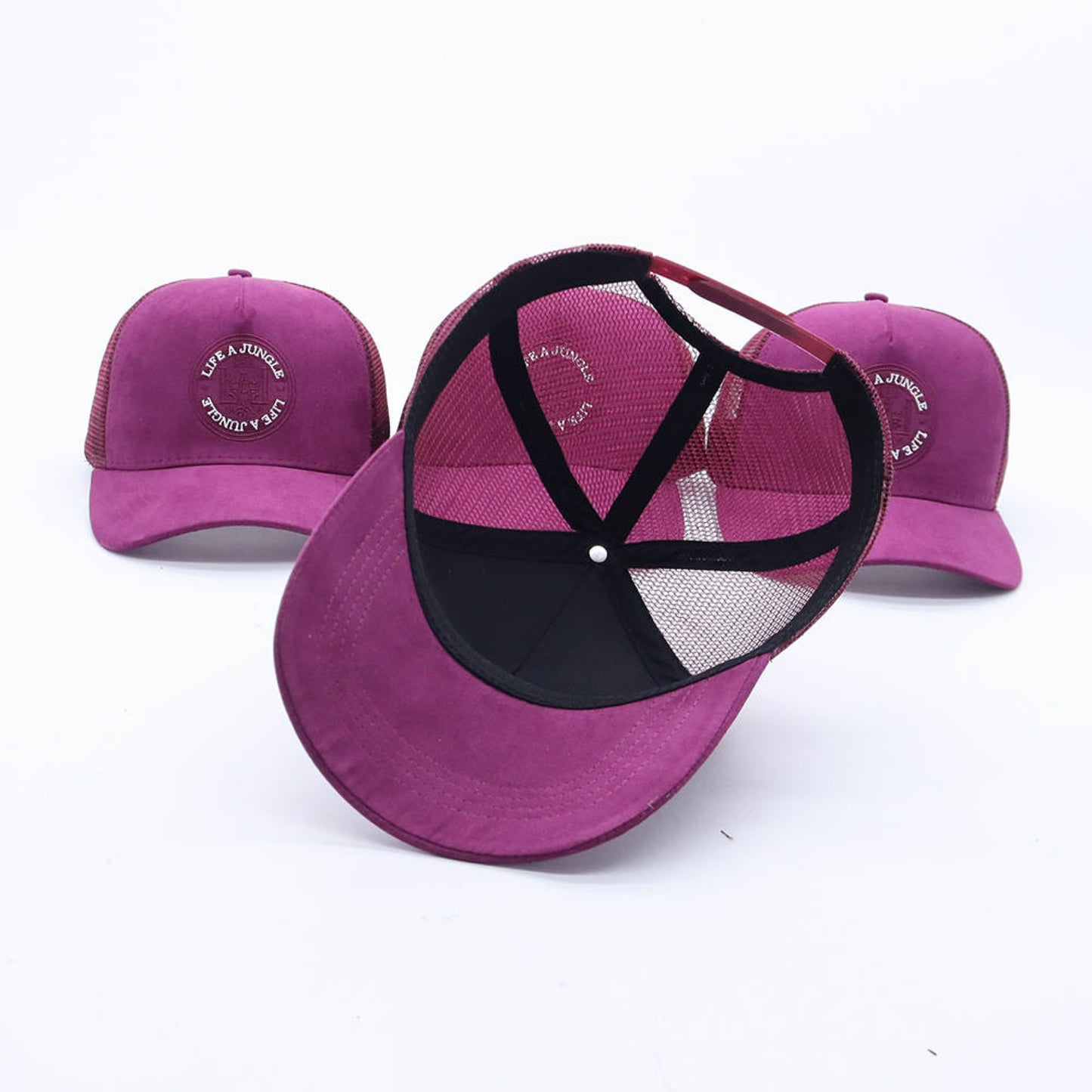LIFE A JUNGLE TRUCKER HAT