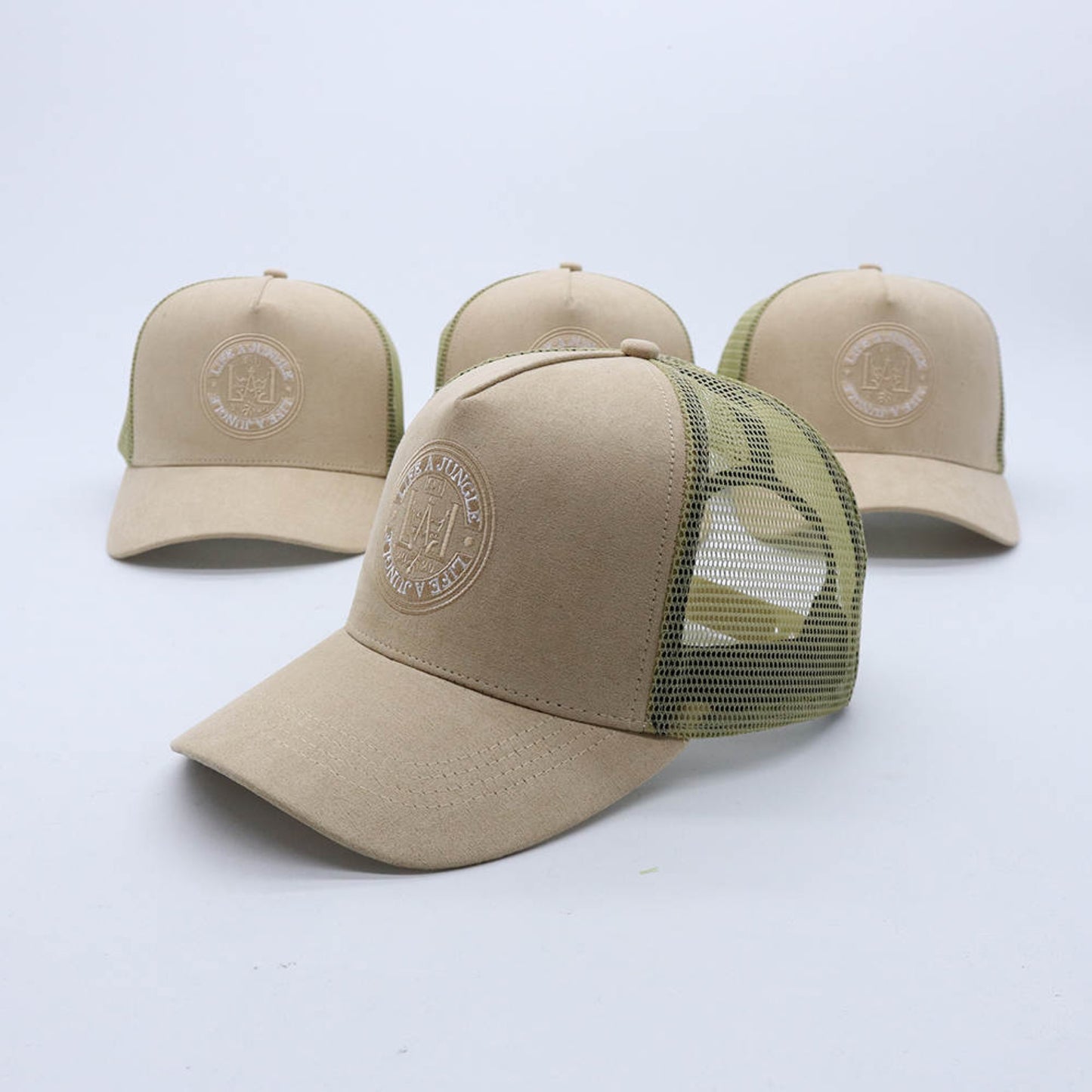 LIFE A JUNGLE TRUCKER HAT