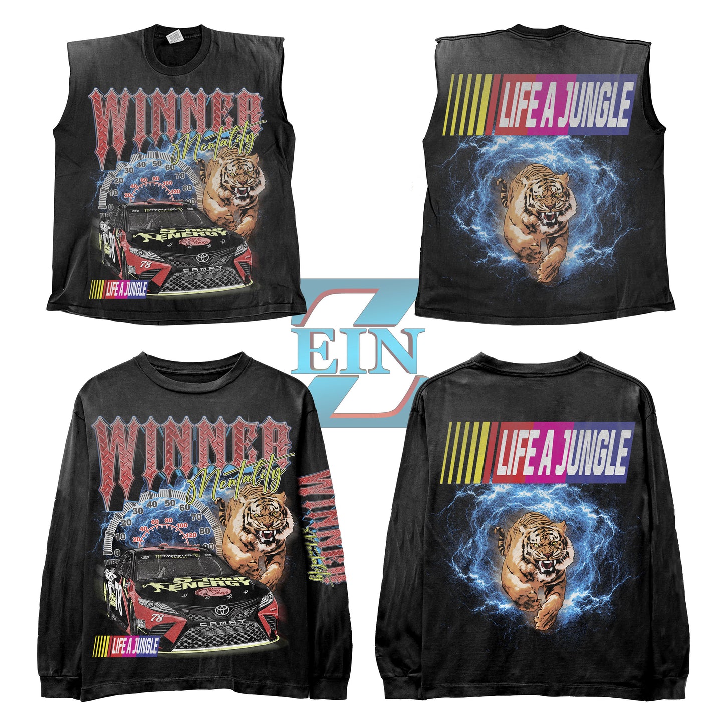 Life A Jungle – Chimp Graphic Tee any color